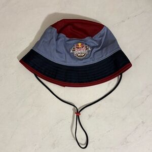 Redbull Rampage Frenzy Blue Red Bucket Hat Travel Outdoor Sporty Gorpcore